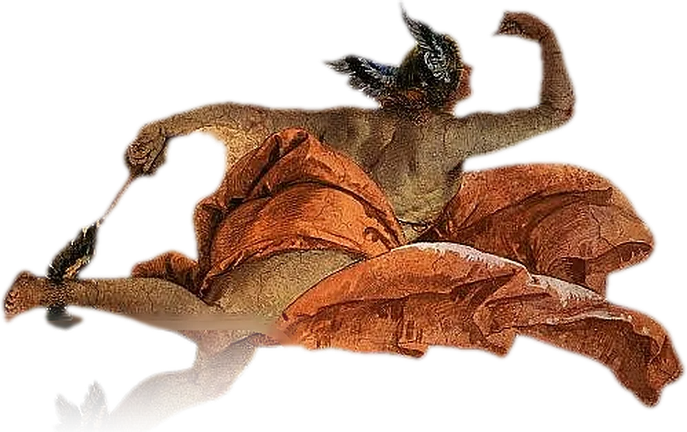 Hermes seen from behind, after Giovanni Battista Tiepolo